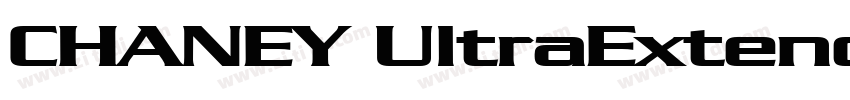 CHANEY UltraExtended字体转换